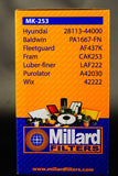 MILLARD - MK-253 - ATC-MD-2014 -  - FILTROS AUTOMOTRICES -  - FILTRO PARA AIRE HYUNDAI GALLOPER NISSAN URVAN CASE